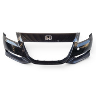 2011-2012 Honda CR-Z CRZ Front Bumper Cover Assembly Black, 04711-SZT-A90ZZ, F050, OEM, 2011, 2012