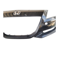 2011-2012 Honda CR-Z CRZ Front Bumper Cover Assembly Black, 04711-SZT-A90ZZ, F050, OEM, 2011, 2012