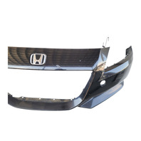 2011-2012 Honda CR-Z CRZ Front Bumper Cover Assembly Black, 04711-SZT-A90ZZ, F050, OEM, 2011, 2012