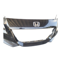2011-2012 Honda CR-Z CRZ Front Bumper Cover Assembly Black, 04711-SZT-A90ZZ, F050, OEM, 2011, 2012