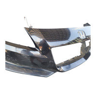 2011-2012 Honda CR-Z CRZ Front Bumper Cover Assembly Black, 04711-SZT-A90ZZ, F050, OEM, 2011, 2012