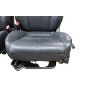 2011 Honda CR-Z EX Front Seat RARE Leather Pair Black, 81526-SZT-A01, 81126-SZT-A01, F050, OEM, 2011