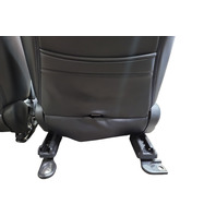 2011 Honda CR-Z EX Front Seat RARE Leather Pair Black, 81526-SZT-A01, 81126-SZT-A01, F050, OEM, 2011