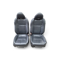 2011 Honda CR-Z EX Front Seat RARE Leather Pair Black, 81526-SZT-A01, 81126-SZT-A01, F050, OEM, 2011