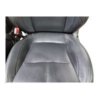 2011 Honda CR-Z EX Front Seat RARE Leather Pair Black, 81526-SZT-A01, 81126-SZT-A01, F050, OEM, 2011