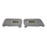 2011-2014 Lexus CT200h Sun Visor Shield Left/Right Set Grey 74320-76020-B0, F051, OEM, 2011, 2012, 2013, 2014
