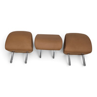 2011-2014 Lexus CT200h Rear Headrest, Left/Center/Right Set(3) Camel, 71940-76110-E1, F051, OEM, 2011, 2012, 2013, 2014
