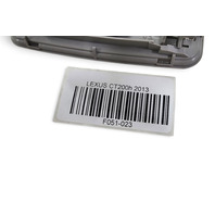 2011-2017 Lexus CT200h Overhead Console Map Light Rear Center Gray 81240-60060-C0, F051, OEM, 2011, 2012, 2013, 2014, 2015, 2016, 2017