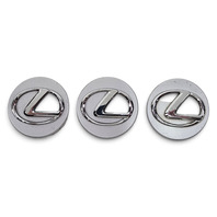 2011-2017 Lexus CT200h Wheel Center Cap Set 3pc, 42603-76010, F051, OEM, 2011, 2012, 2013, 2014, 2015, 2016, 2017