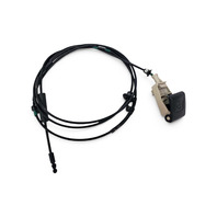 2011-2017 Lexus CT200h Hood Release Cable 53630-76020, F051, OEM, 2011, 2012, 2013, 2014, 2015, 2016, 2017
