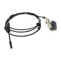 2011-2017 Lexus CT200h Hood Release Cable 53630-76020, F051, OEM, 2011, 2012, 2013, 2014, 2015, 2016, 2017
