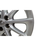 2011-2014 Lexus CT200h Rim Alloy Wheel 17x7 10 Spoke #1 Factory 42611-76050, F051, OEM, 2011, 2012, 2013, 2014