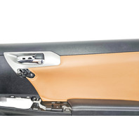 2011-2014 Lexus CT200h Front Door Panel Trim Right Camel Black, 67610-76022-42, F051, OEM, 2011, 2012, 2013, 2014