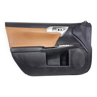 2011-2014 Lexus CT200h Front Door Panel Trim Left Camel Black, 67620-76022-42, F051, OEM, 2011, 2012, 2013, 2014