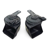 2011-2017 Lexus CT200h High/Low Pitch Horn Set 86510-75010, 86520-75010, F051, OEM, 2011, 2012, 2013, 2014, 2015, 2016, 2017