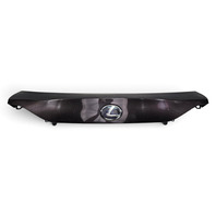 2011-2017 Lexus CT200h Liftgate Lower Trim Panel Garnish w/Emblem Fire Agate, 76801-76010-E0, F051, OEM, 2011, 2012, 2013, 2014, 2015, 2016, 2017