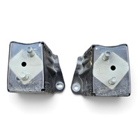2011-2017 Lexus CT200h Rear Right/Left Reinforcement Bracket Pieces Grey Set 52015-76020, F051, OEM, 2011, 2012, 2013, 2014, 2015, 2016, 2017