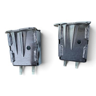 2011-2017 Lexus CT200h Rear Right/Left Reinforcement Bracket Pieces Grey Set 52015-76020, F051, OEM, 2011, 2012, 2013, 2014, 2015, 2016, 2017