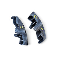 2011-2017 Lexus CT200H Rear Right/Left Bumper Retainer Bracket Set 52563-76010, F051, OEM, 2011, 2012, 2013, 2014, 2015, 2016, 2017