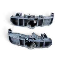 2011-2017 Lexus CT200H Rear Right/Left Bumper Retainer Bracket Set 52563-76010, F051, OEM, 2011, 2012, 2013, 2014, 2015, 2016, 2017