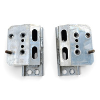2011-2017 Lexus CT200h Front Bumper Reinforcement Brackets Mounts Set, F051, OEM, 2011, 2012, 2013, 2014, 2015, 2016, 2017