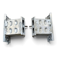 2011-2017 Lexus CT200h Front Bumper Reinforcement Brackets Mounts Set, F051, OEM, 2011, 2012, 2013, 2014, 2015, 2016, 2017