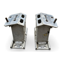 2011-2017 Lexus CT200h Front Bumper Reinforcement Brackets Mounts Set, F051, OEM, 2011, 2012, 2013, 2014, 2015, 2016, 2017
