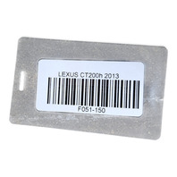 2011-2017 Lexus CT200h Radiator Coolant Tank Reservoir 16480-28080, F051, OEM, 2011, 2012, 2013, 2014, 2015, 2016, 2017