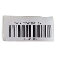 2011-2016 Honda CR-Z CRZ Ignitor Ignition Coil Plug Set (4) 30520-RB0-S01, F052, OEM, 2011, 2012, 2013, 2014, 2015, 2016