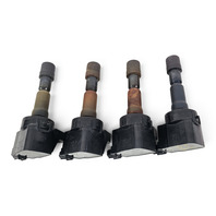 2011-2016 Honda CR-Z CRZ Ignitor Ignition Coil Plug Set (4) 30520-RB0-S01, F052, OEM, 2011, 2012, 2013, 2014, 2015, 2016