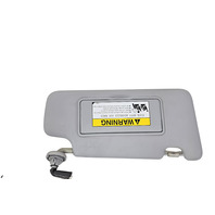 2011 Honda CR-Z CRZ Sun Shade Visor Left/Right Set Light Gray/Grey 83230-SZT-A11ZA, F052, OEM