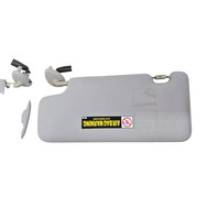 2011 Honda CR-Z CRZ Sun Shade Visor Left/Right Set Light Gray/Grey 83230-SZT-A11ZA, F052, OEM