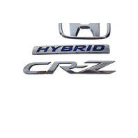 2011-2016 Honda CR-Z CRZ Emblem Logo "CR-Z" Rear Trunk, 75722-SZT-G01, 75701-SZT-G01, F052, OEM, 2011, 2012, 2013, 2014, 2015, 2016