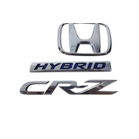2011-2016 Honda CR-Z CRZ Emblem Logo "CR-Z" Rear Trunk, 75722-SZT-G01, 75701-SZT-G01, F052, OEM, 2011, 2012, 2013, 2014, 2015, 2016