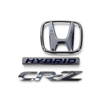 2011-2016 Honda CR-Z CRZ Emblem Logo "CR-Z" Rear Trunk, 75722-SZT-G01, 75701-SZT-G01, F052, OEM, 2011, 2012, 2013, 2014, 2015, 2016