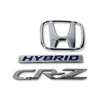 2011-2016 Honda CR-Z CRZ Emblem Logo "CR-Z" Rear Trunk, 75722-SZT-G01, 75701-SZT-G01, F052, OEM, 2011, 2012, 2013, 2014, 2015, 2016