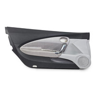 2011-2012 Honda CR-Z CRZ Front Door Panel Lining Left/Passenger Black/Gray, 83550-SZT-A12ZA, F052, OEM, 2011, 2012