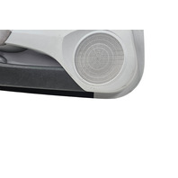 2011-2012 Honda CR-Z CRZ Front Door Panel Lining Left/Passenger Black/Gray, 83550-SZT-A12ZA, F052, OEM, 2011, 2012