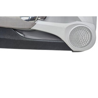 2011-2012 Honda CR-Z CRZ Front Door Panel Lining Left/Passenger Black/Gray, 83550-SZT-A12ZA, F052, OEM, 2011, 2012