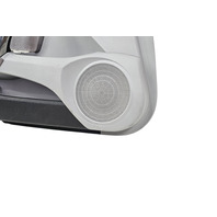 2011-2012 Honda CR-Z CRZ Front Door Panel Lining Left/Passenger Black/Gray, 83550-SZT-A12ZA, F052, OEM, 2011, 2012
