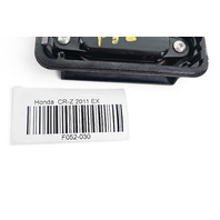 2011-2015 Honda CR-Z CRZ Trunk Lid Handle/Release Switch, 74810-SZT-G01, F052, OEM, 2011, 2012, 2013, 2014, 2015