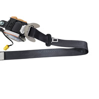 2011 Honda CR-Z CRZ Seat Belt Front Left/Driver Black, 04818-SZT-A00ZA, F052, OEM