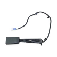 2011-2016 Honda CR-Z CRZ Seat Seatbelt Buckle Front Left/Driver Black, 04816-SZT-A01ZA, F052, OEM, 2011, 2012, 2013, 2014, 2015, 2016