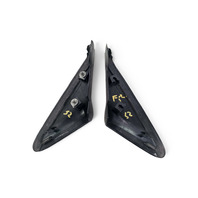 2011-2016 Honda CR-Z CRZ Front Right/Left Door Pillar Corner Garnish Mirror Molding Set, 75495-SZT-G01, F052, OEM, 2011, 2012, 2013, 2014, 2015, 2016