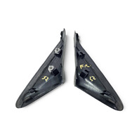 2011-2016 Honda CR-Z CRZ Front Right/Left Door Pillar Corner Garnish Mirror Molding Set, 75495-SZT-G01, F052, OEM, 2011, 2012, 2013, 2014, 2015, 2016