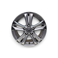 2011-2012 Honda CR-Z CRZ Alloy Wheel 10 Spoke 16x6, #1, 42700-SZT-A91, F052, OEM, 2011, 2012
