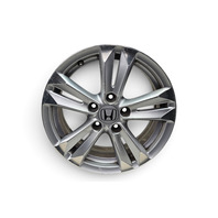 2011-2012 Honda CR-Z CRZ Alloy Wheel 10 Spoke 16x6, #4, 42700-SZT-A91, F052, OEM, 2011, 2012