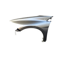 2011-2016 Honda CR-Z CRZ Fender Front Left/Driver Silver Metallic, 60260-SZT-G90ZZ, F052, OEM, 2011, 2012, 2013, 2014, 2015, 2016