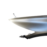 2011-2016 Honda CR-Z CRZ Fender Front Left/Driver Silver Metallic, 60260-SZT-G90ZZ, F052, OEM, 2011, 2012, 2013, 2014, 2015, 2016