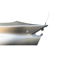 2011-2016 Honda CR-Z CRZ Fender Front Left/Driver Silver Metallic, 60260-SZT-G90ZZ, F052, OEM, 2011, 2012, 2013, 2014, 2015, 2016